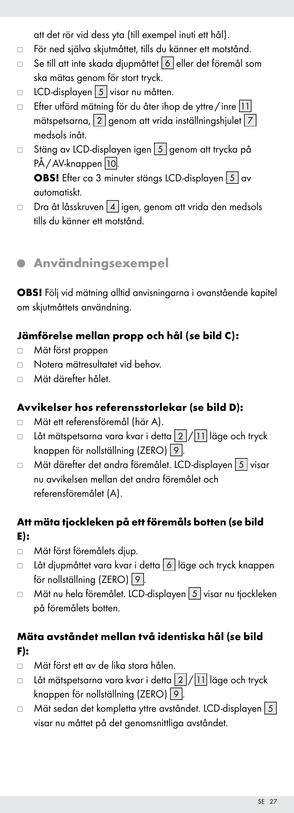 Användningsexempel | Powerfix Z22855 User Manual | Page 27 / 67