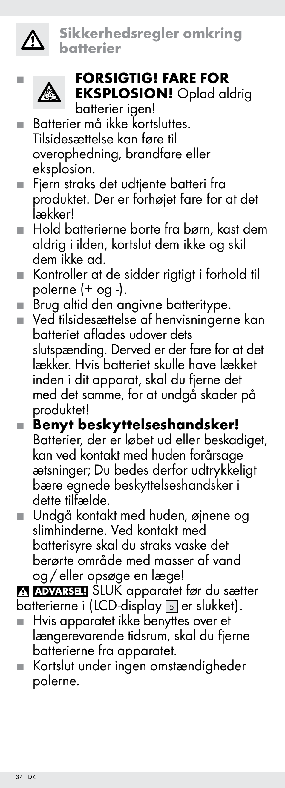 Powerfix Z22855 User Manual | Page 34 / 67