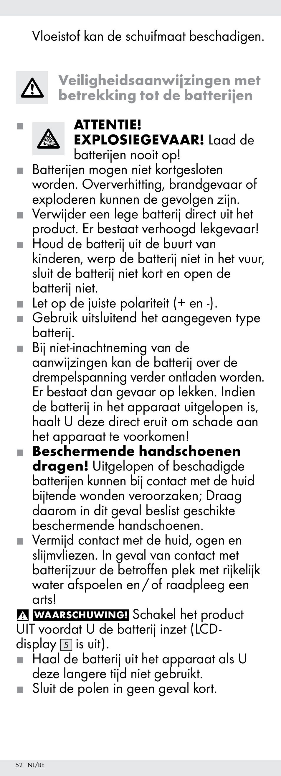 Powerfix Z22855 User Manual | Page 52 / 67