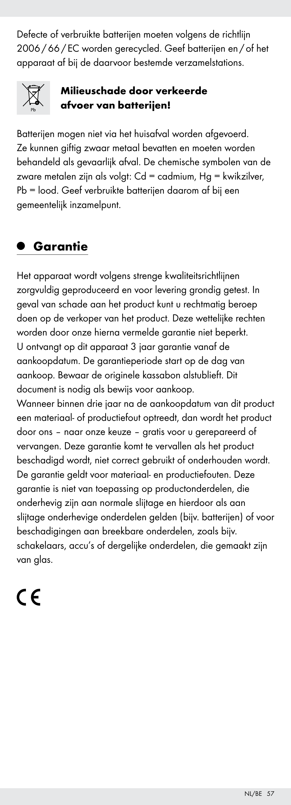 Garantie | Powerfix Z22855 User Manual | Page 57 / 67