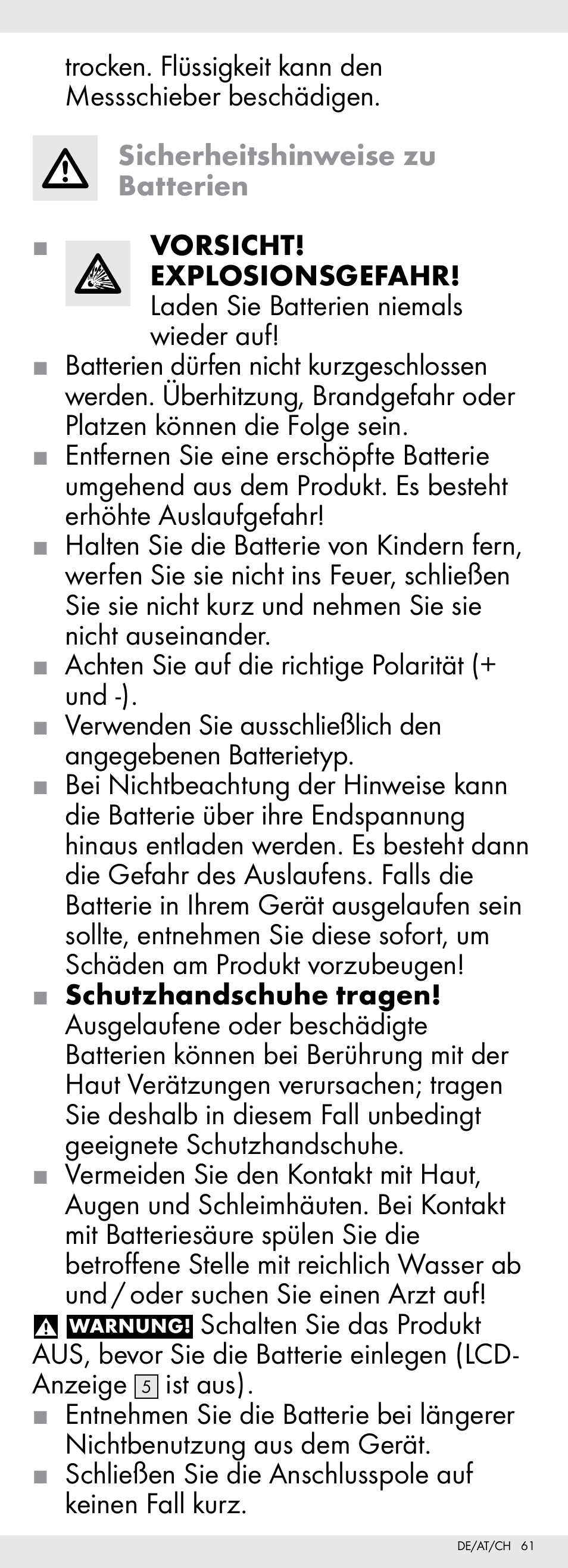 Powerfix Z22855 User Manual | Page 61 / 67