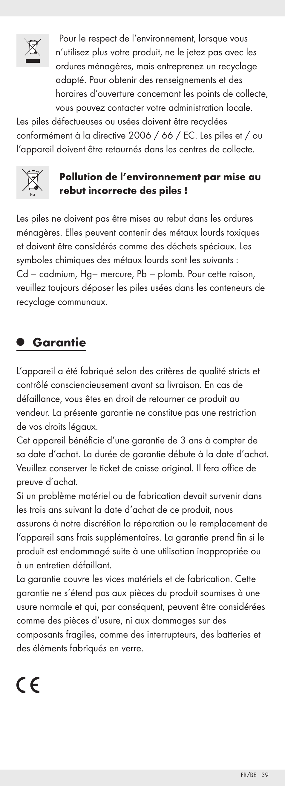 Garantie | Powerfix Z32118 User Manual | Page 40 / 54