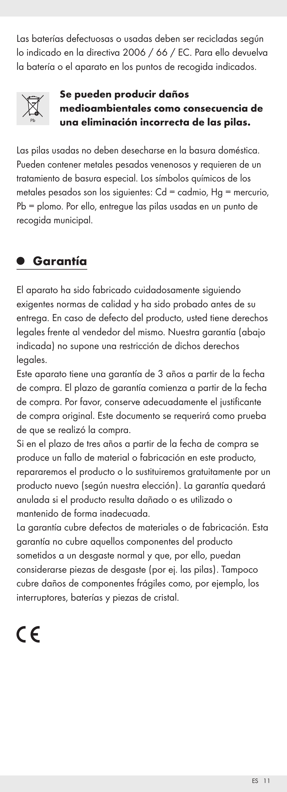 Garantía | Powerfix Z32118 User Manual | Page 12 / 40