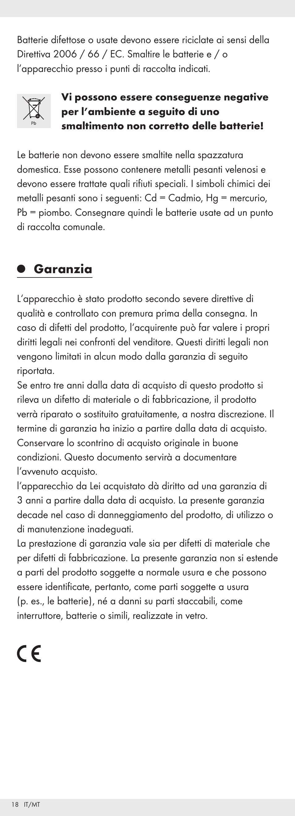 Garanzia | Powerfix Z32118 User Manual | Page 19 / 40