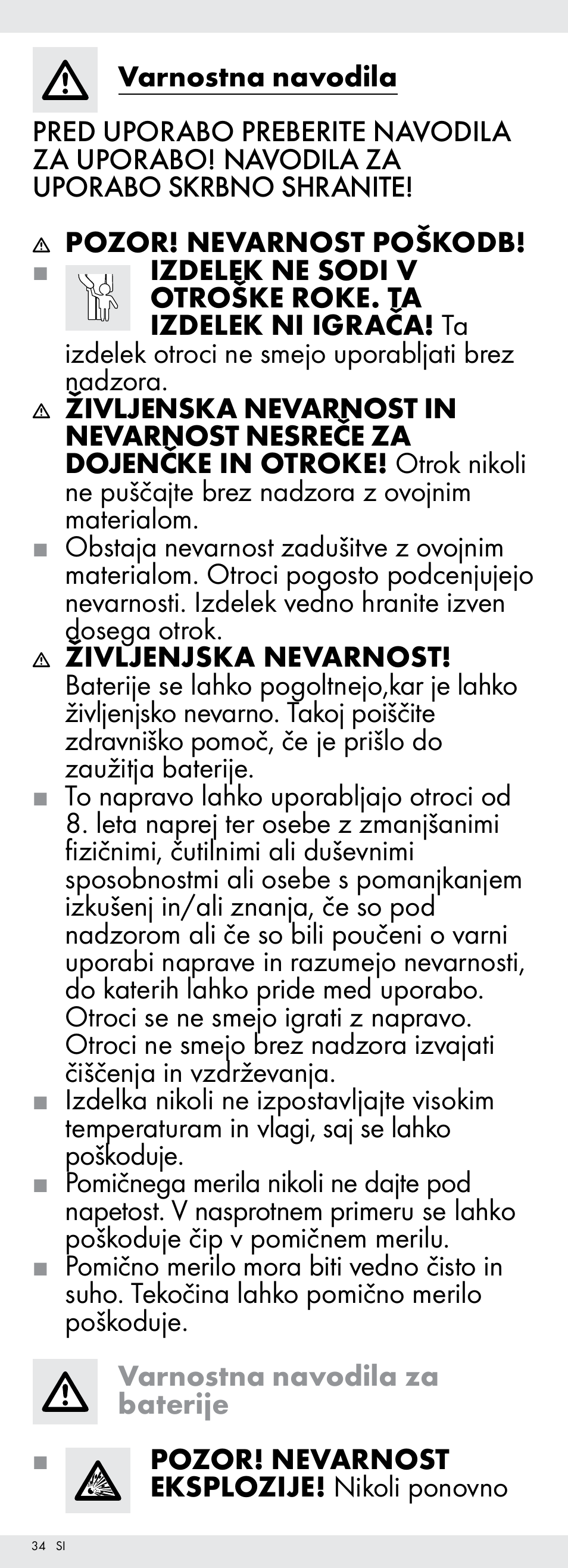 Powerfix Z22855 User Manual | Page 34 / 68