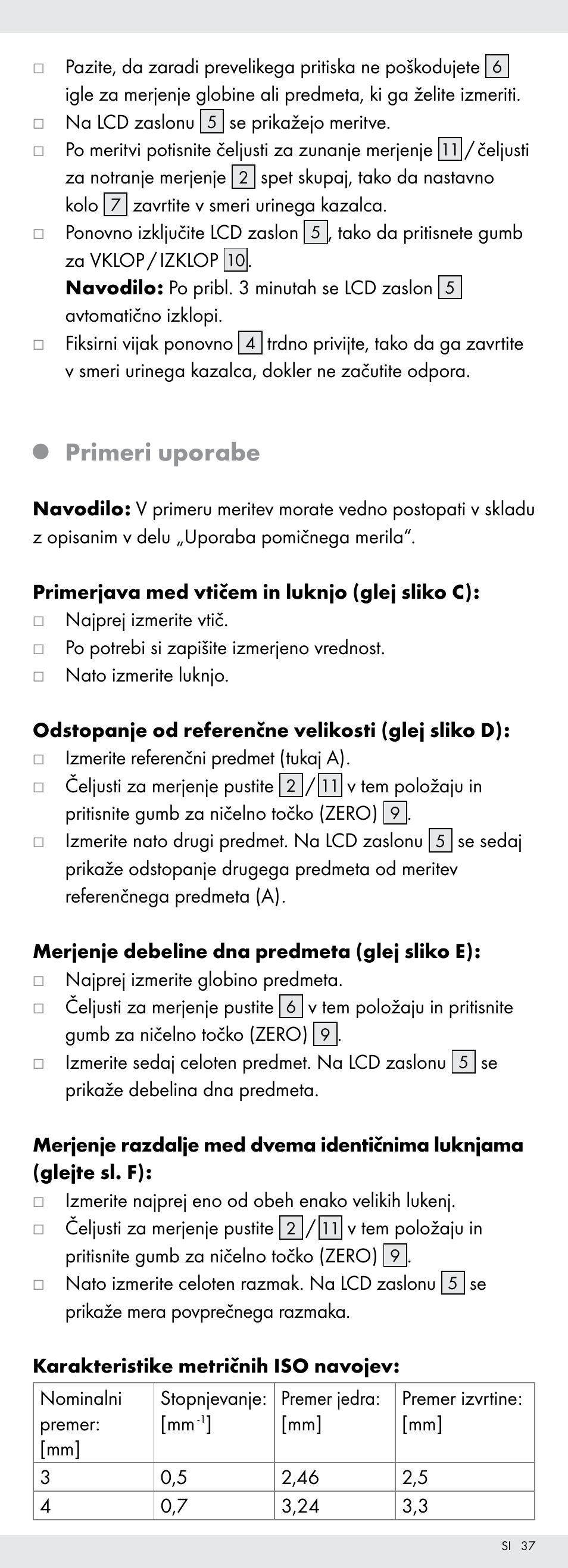 Primeri uporabe | Powerfix Z22855 User Manual | Page 37 / 68