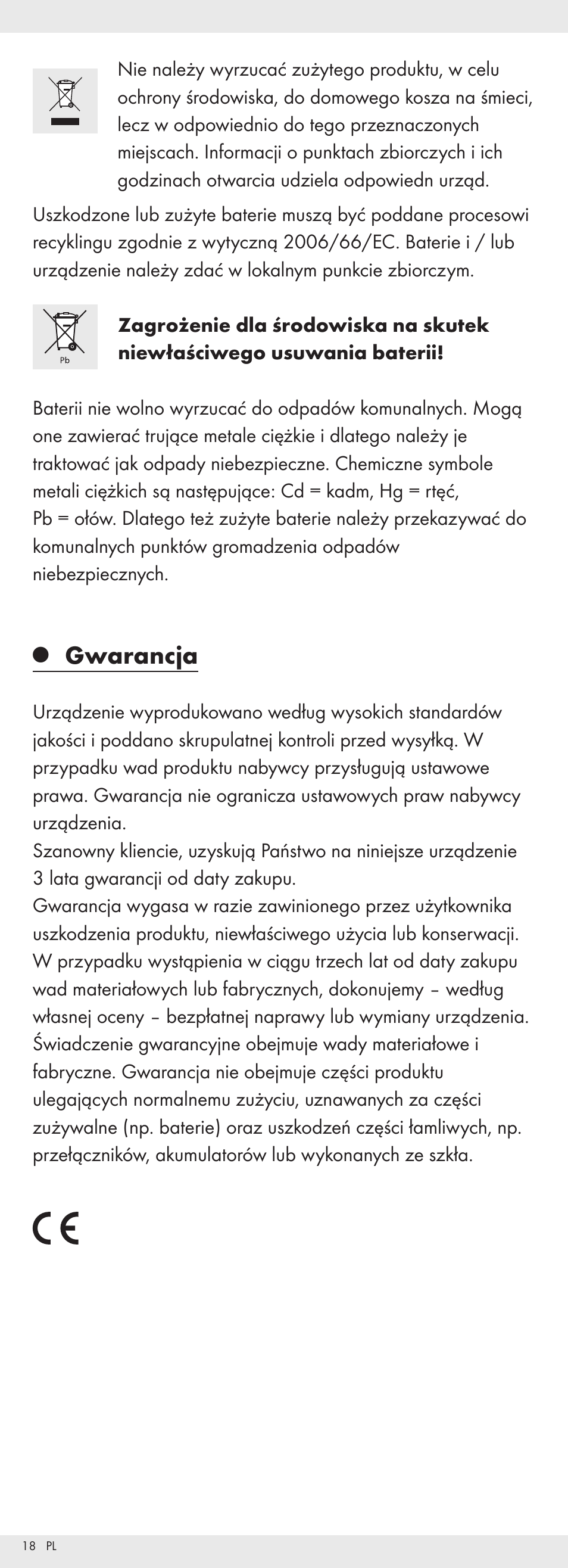 Gwarancja | Powerfix Z32118 User Manual | Page 19 / 54