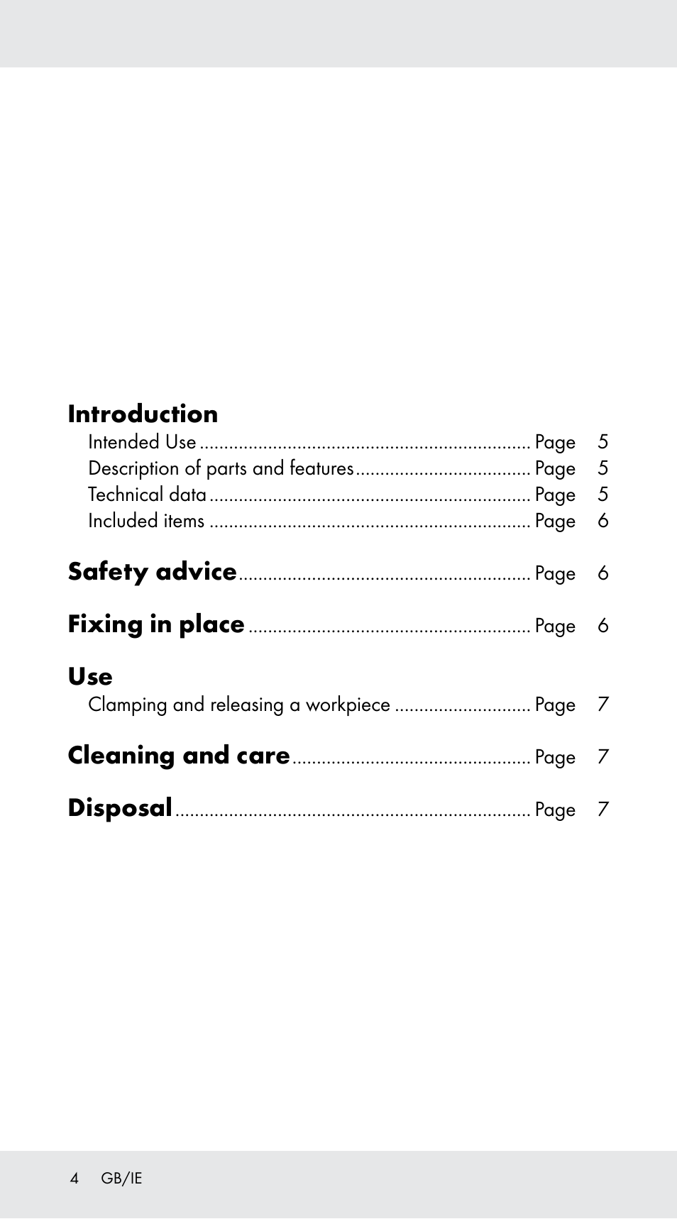 Introduction, Safety advice, Fixing in place | Cleaning and care, Disposal | Powerfix Z29760B User Manual | Page 4 / 32