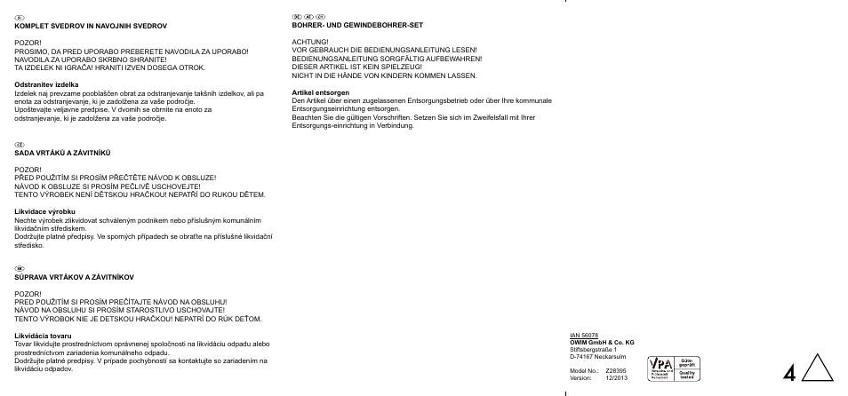 Powerfix Z28395 User Manual | Page 2 / 2