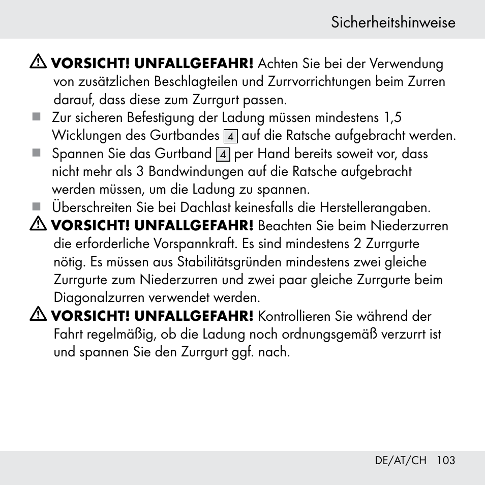 Sicherheitshinweise | Powerfix Z31361 User Manual | Page 103 / 111