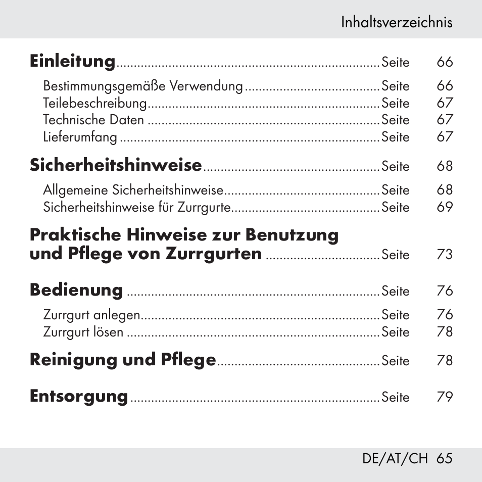 Einleitung, Sicherheitshinweise, Bedienung | Reinigung und pflege, Entsorgung | Powerfix Z31361 User Manual | Page 65 / 80