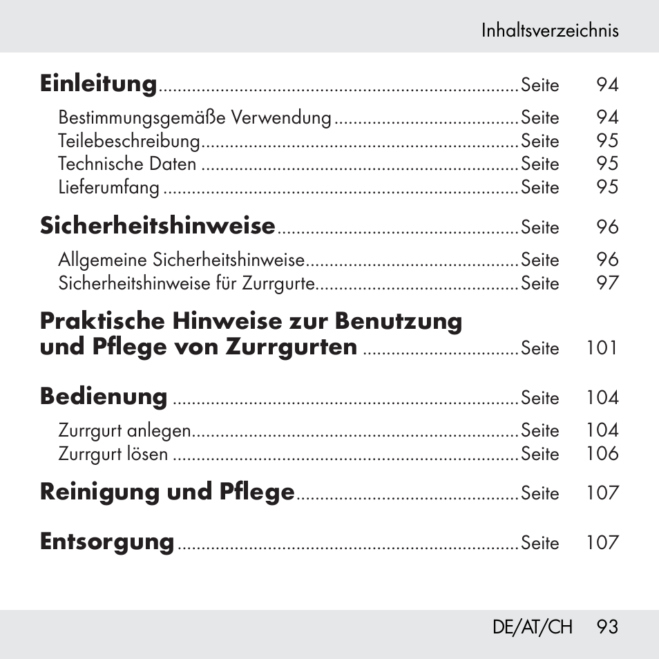 Einleitung, Sicherheitshinweise, Bedienung | Reinigung und pflege, Entsorgung | Powerfix Z31361 User Manual | Page 93 / 108