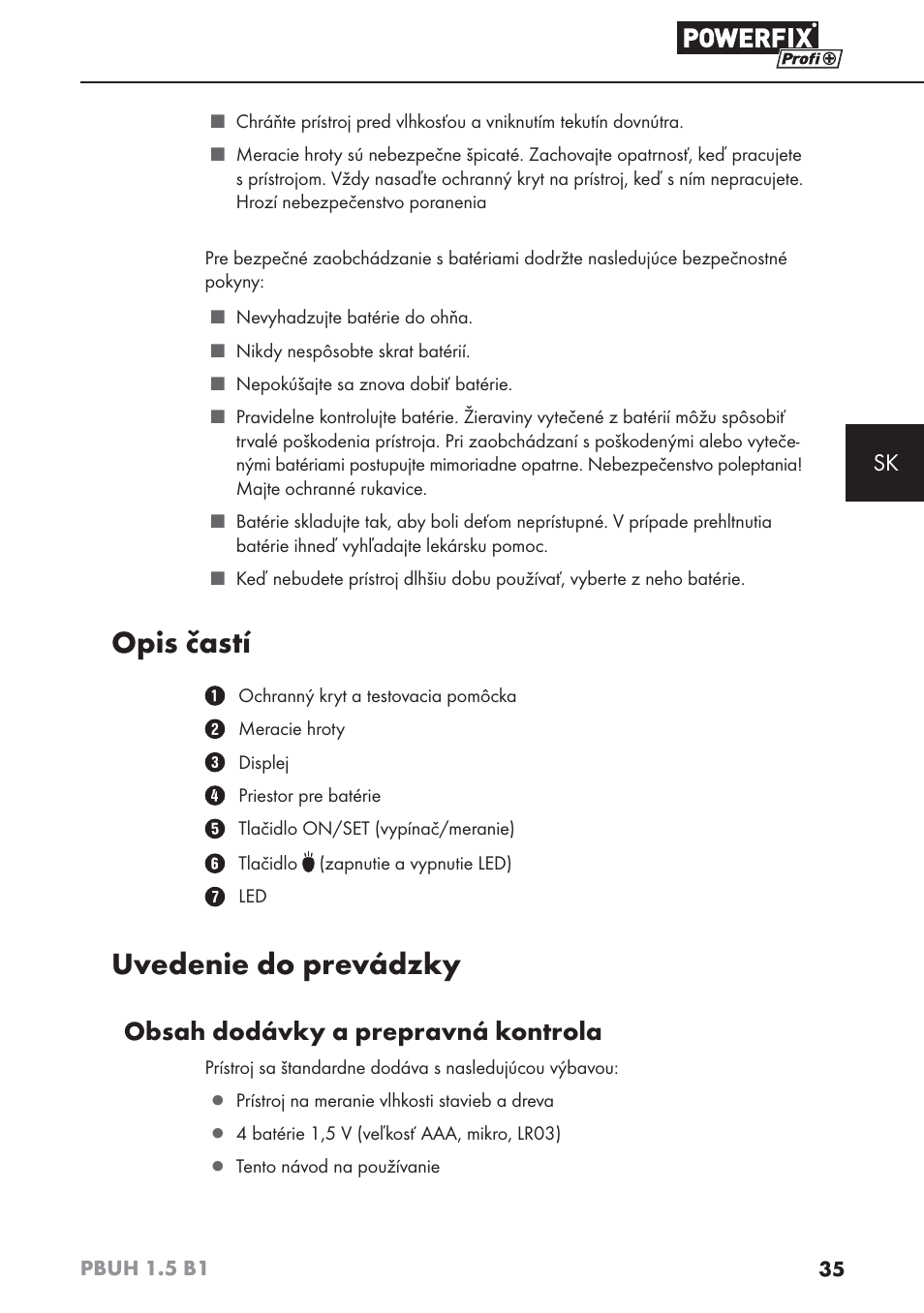 Powerfix PBUH 1.5 B1 User Manual | Page 38 / 52