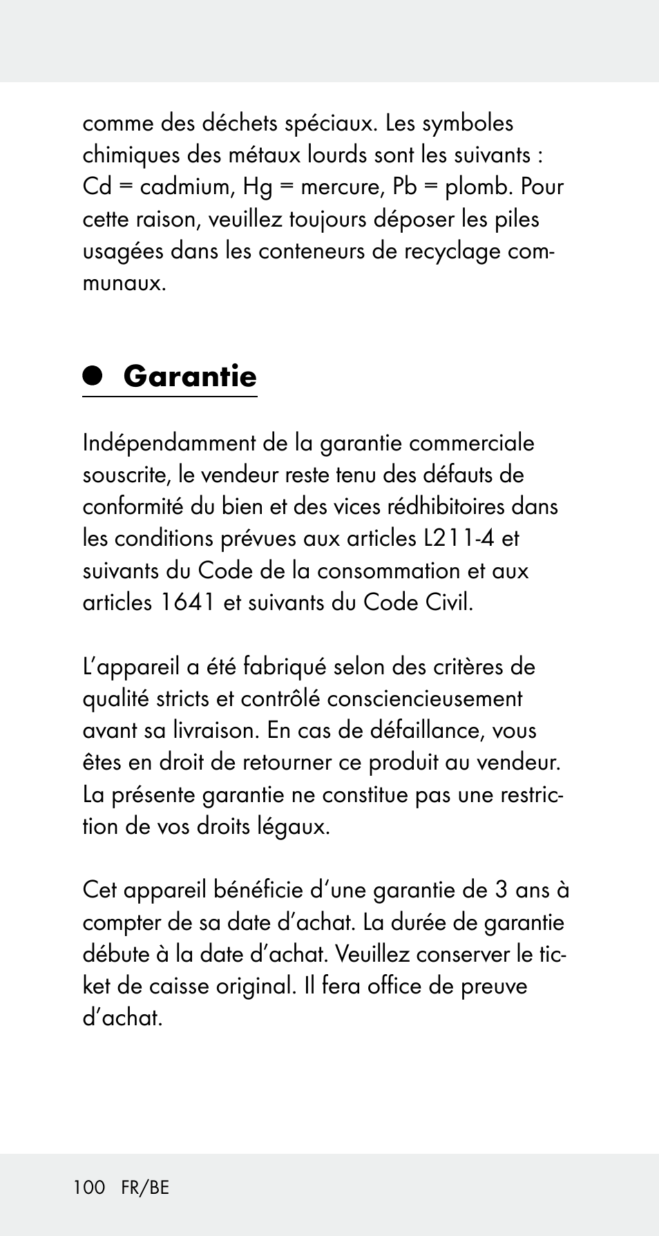Garantie | Powerfix Z32114 User Manual | Page 100 / 141