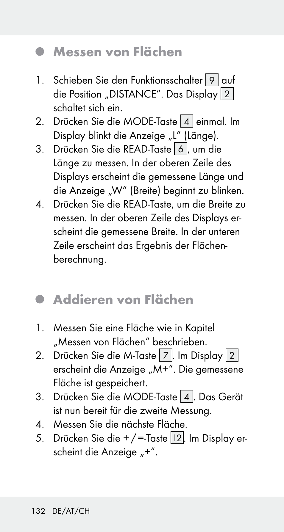 Messen von flächen, Addieren von flächen | Powerfix Z32114 User Manual | Page 132 / 141
