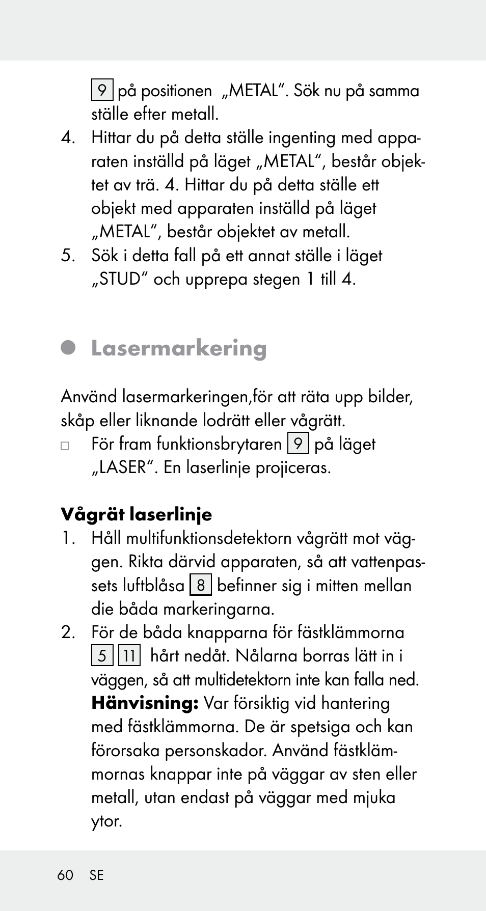 Lasermarkering | Powerfix Z32114 User Manual | Page 60 / 141