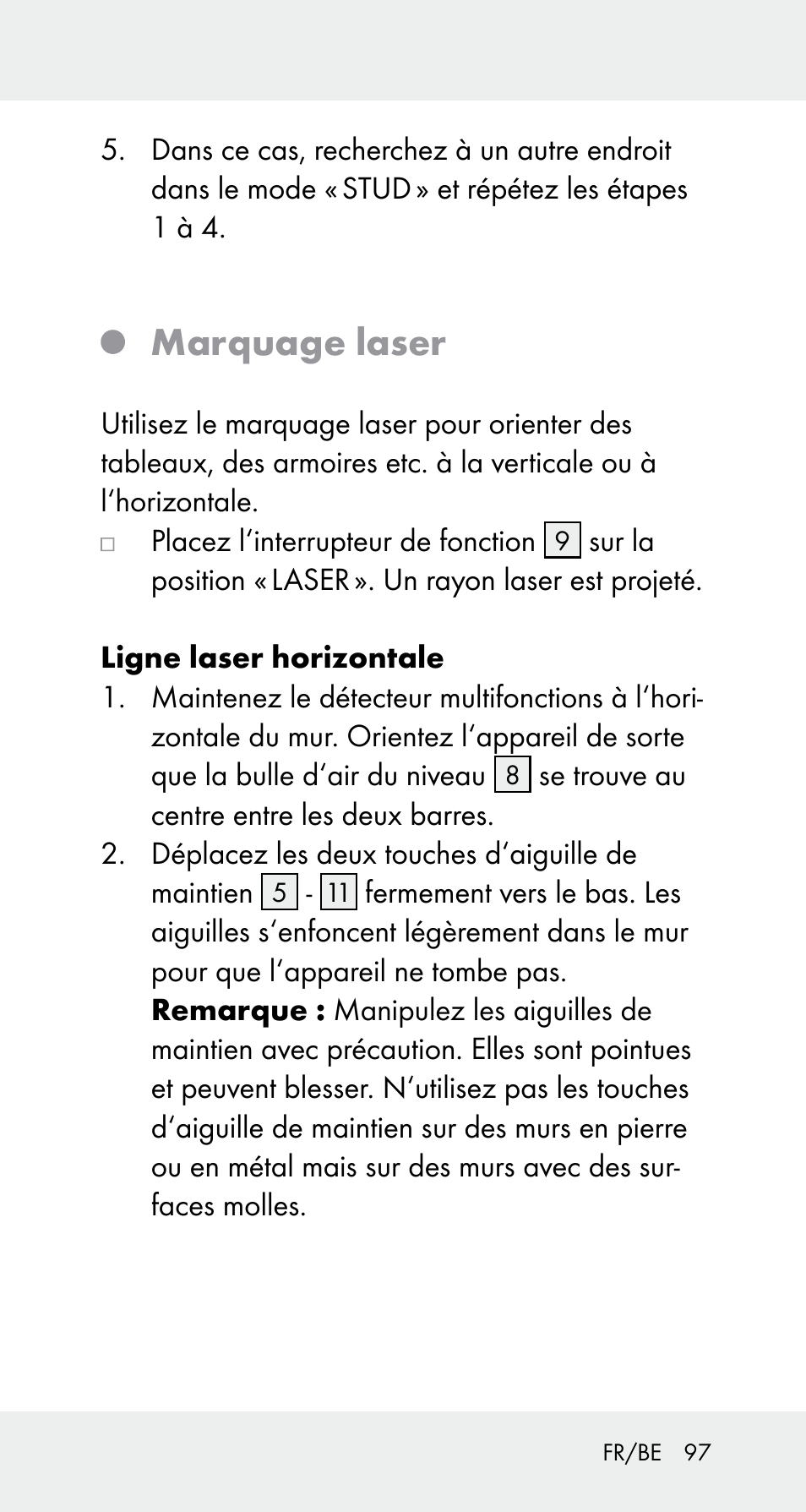 Marquage laser | Powerfix Z32114 User Manual | Page 97 / 141