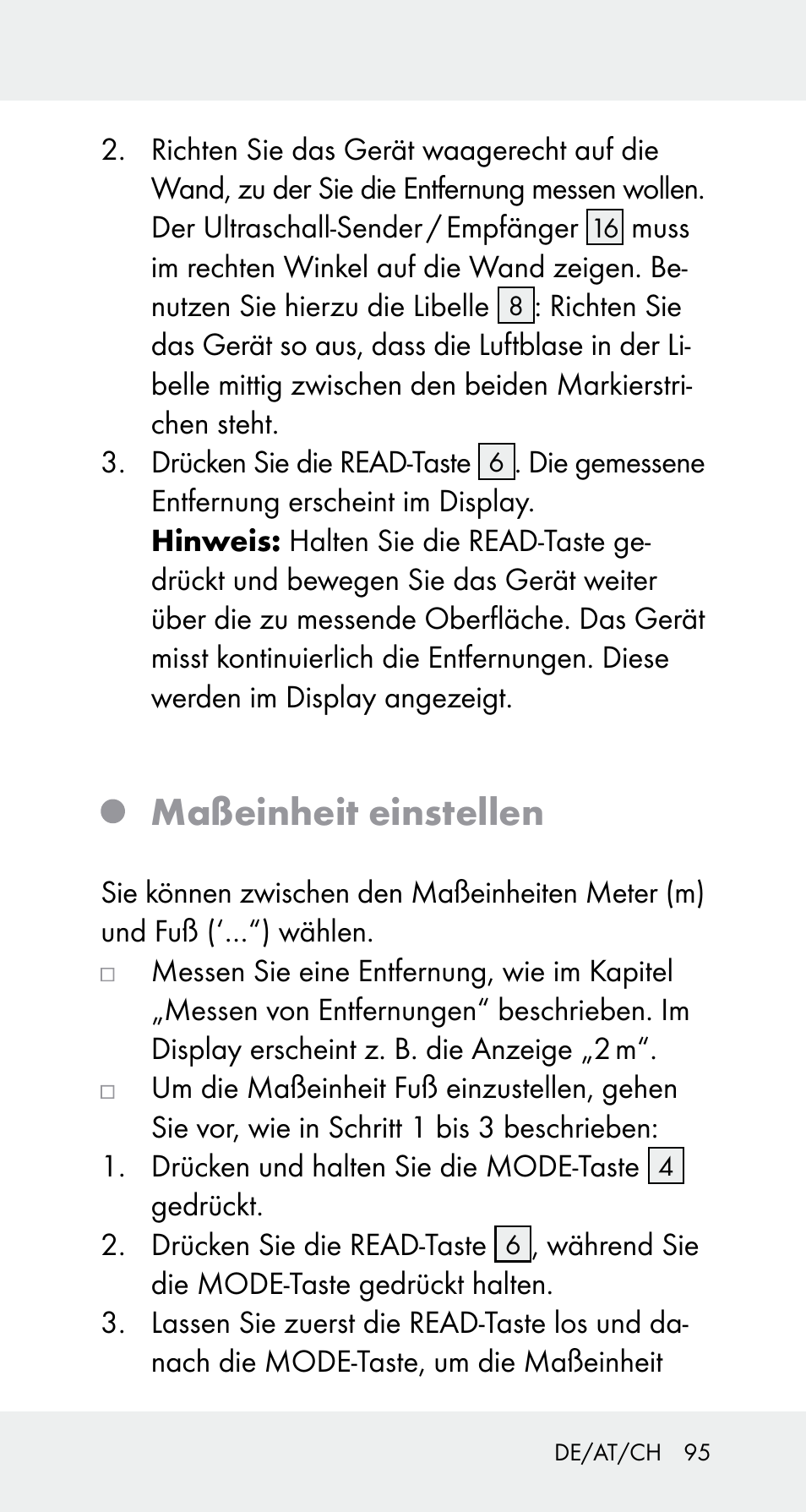 Maßeinheit einstellen | Powerfix Z32114 User Manual | Page 95 / 106