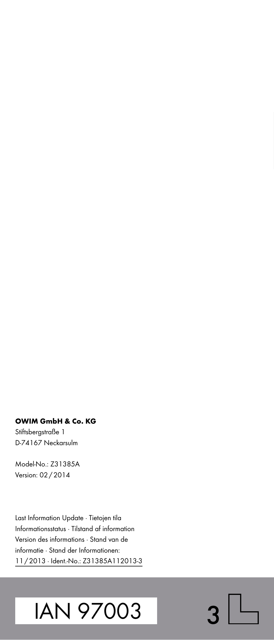 Powerfix Z31385A User Manual | Page 49 / 49
