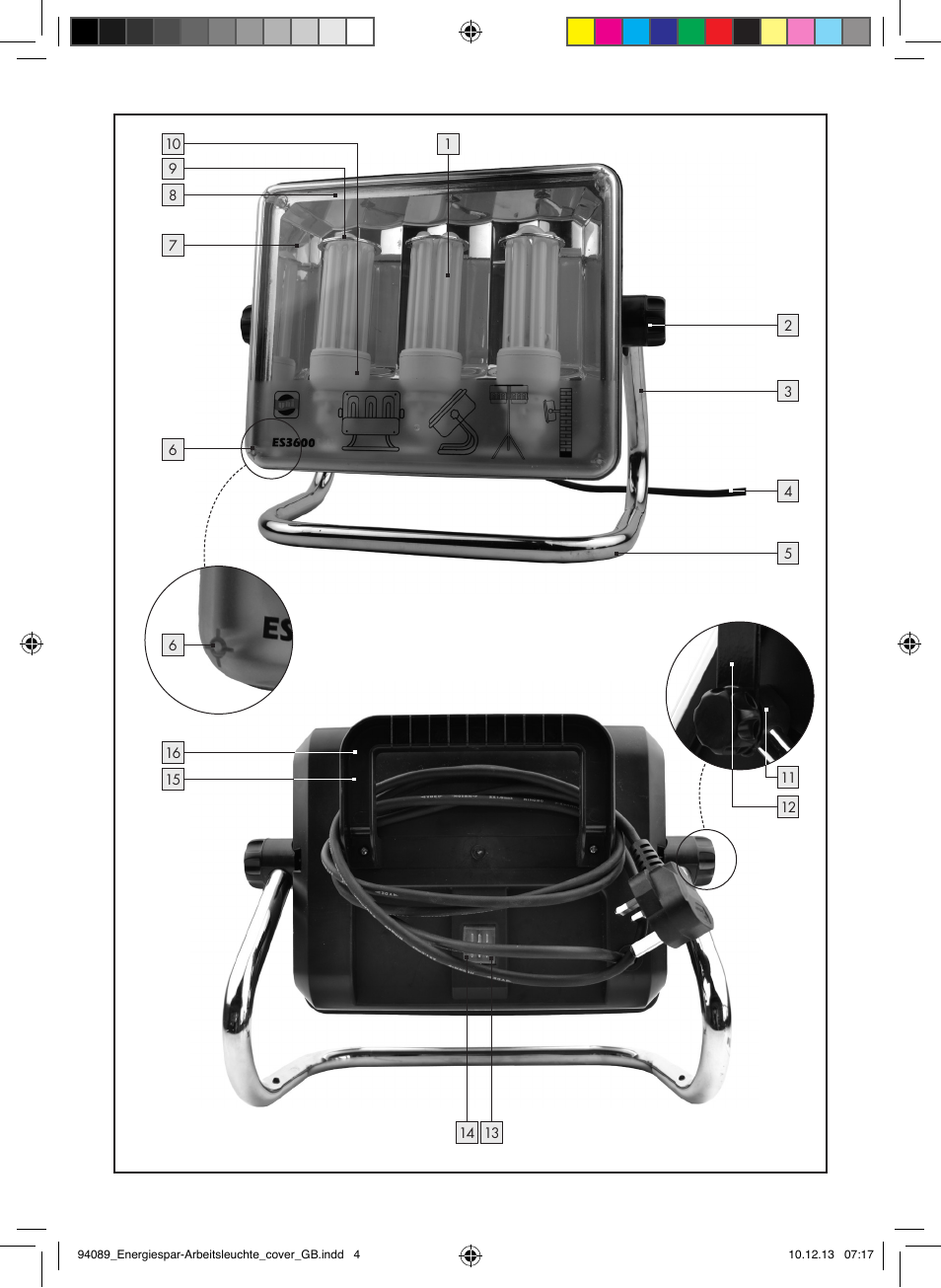 Powerfix Energy-Saving Light User Manual | Page 3 / 13