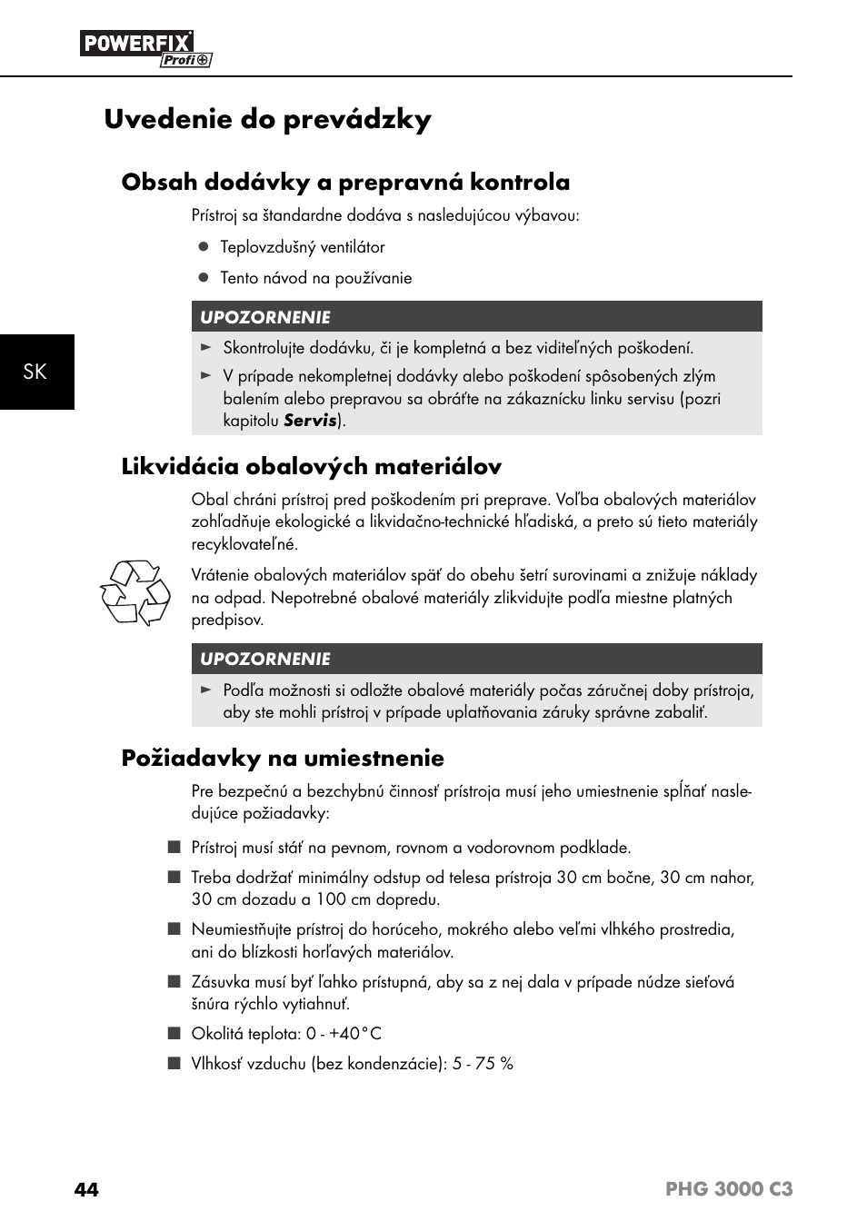 Powerfix PHG 2500 C3 User Manual | Page 47 / 67