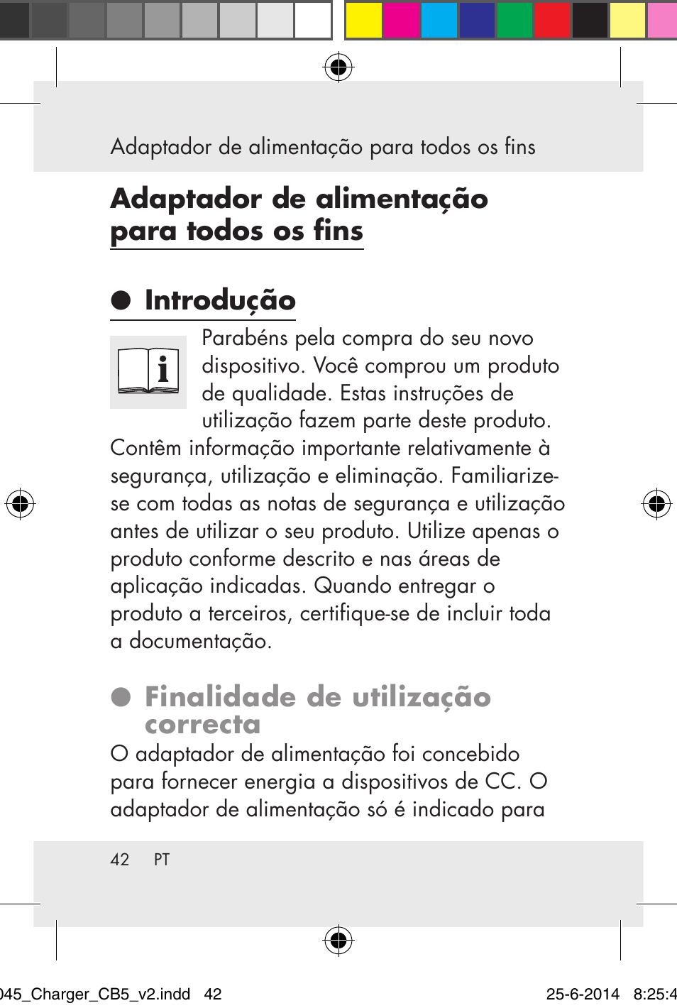 Finalidade de utilização correcta | Powerfix Power Socket Switch User Manual | Page 42 / 93