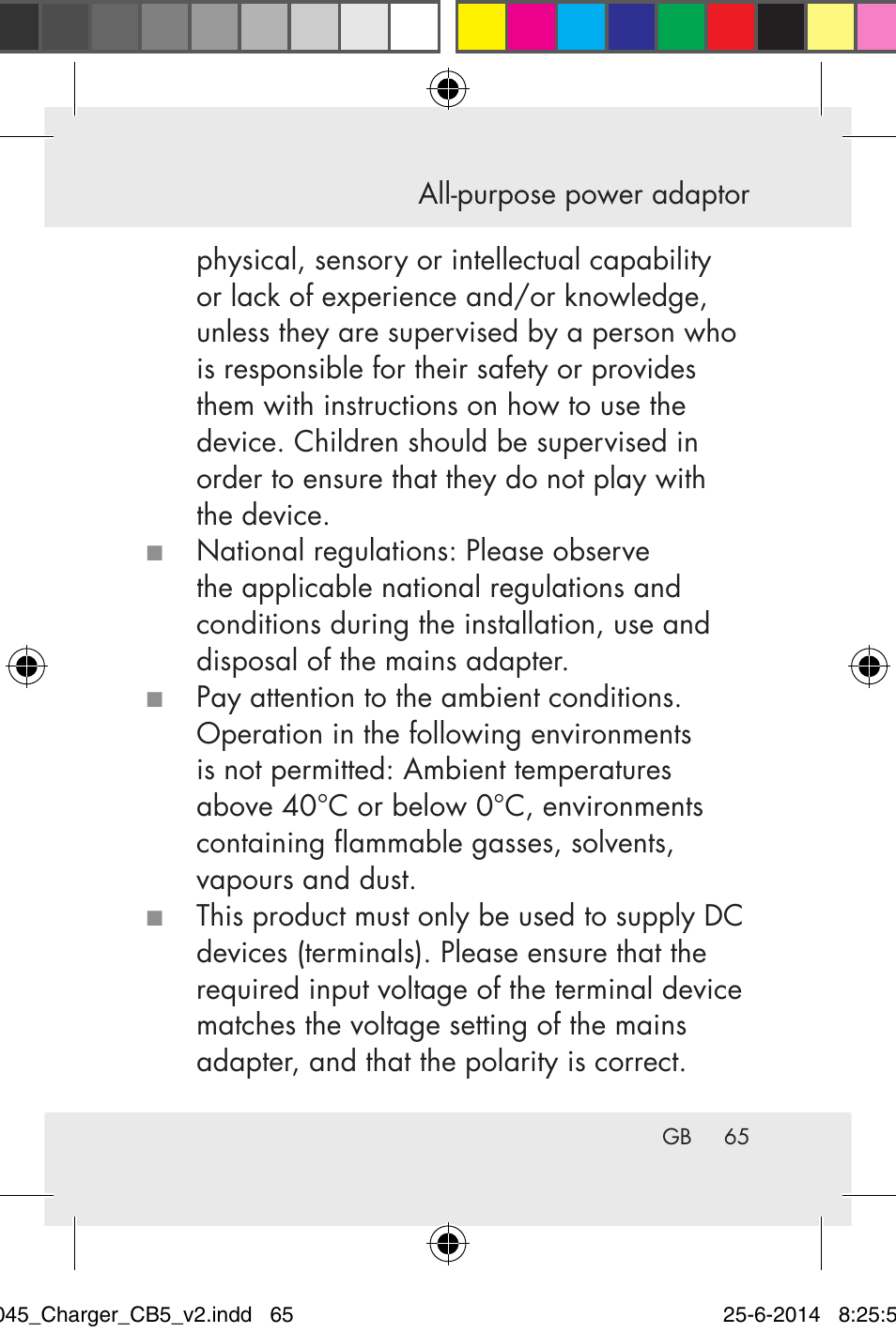 Powerfix Power Socket Switch User Manual | Page 65 / 93