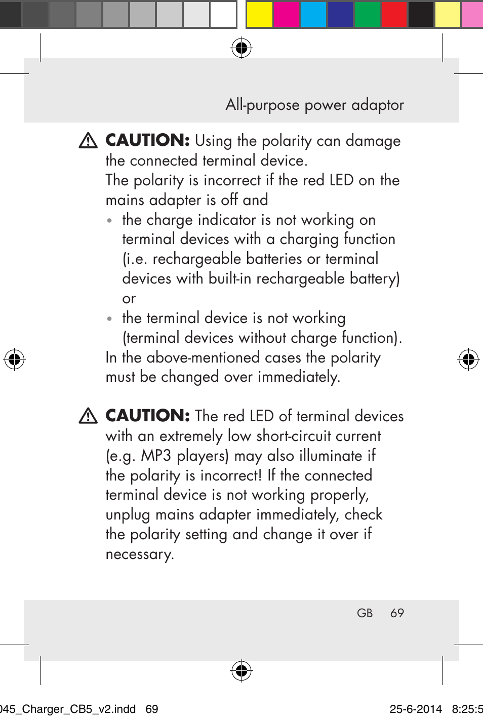 Powerfix Power Socket Switch User Manual | Page 69 / 93