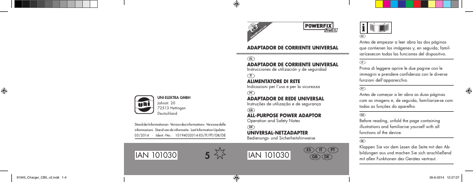 Powerfix Power Socket Switch User Manual | Page 91 / 93