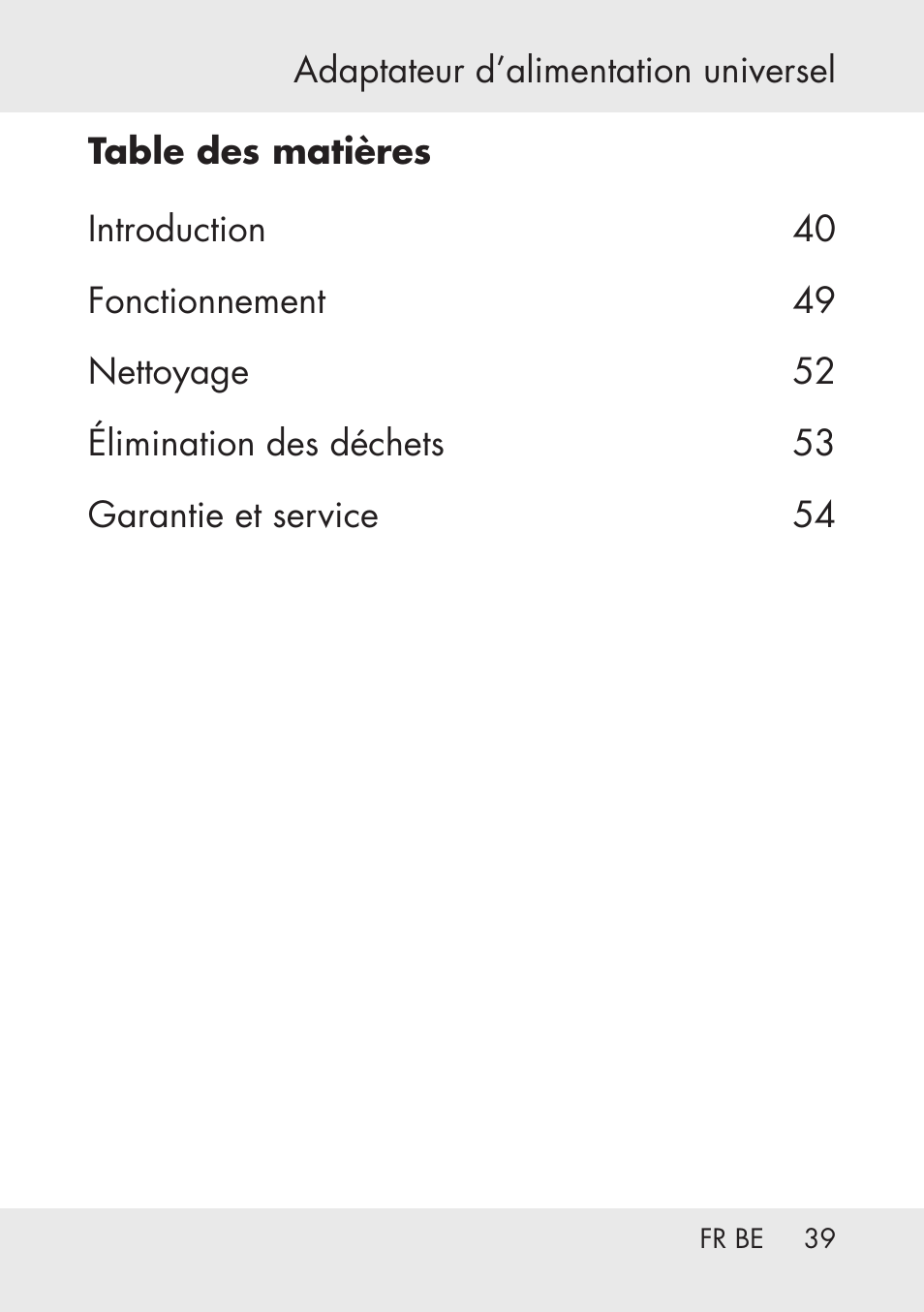 Powerfix Power Socket Switch User Manual | Page 39 / 76