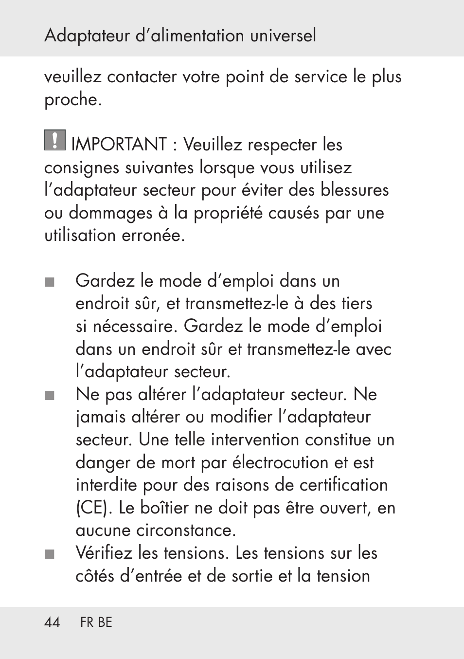 Powerfix Power Socket Switch User Manual | Page 44 / 76