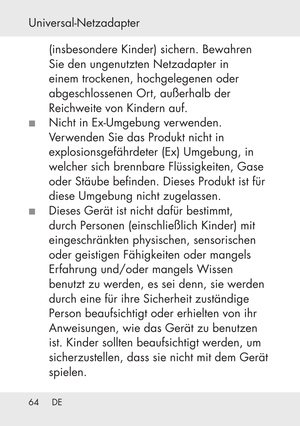 Powerfix Power Socket Switch User Manual | Page 64 / 76