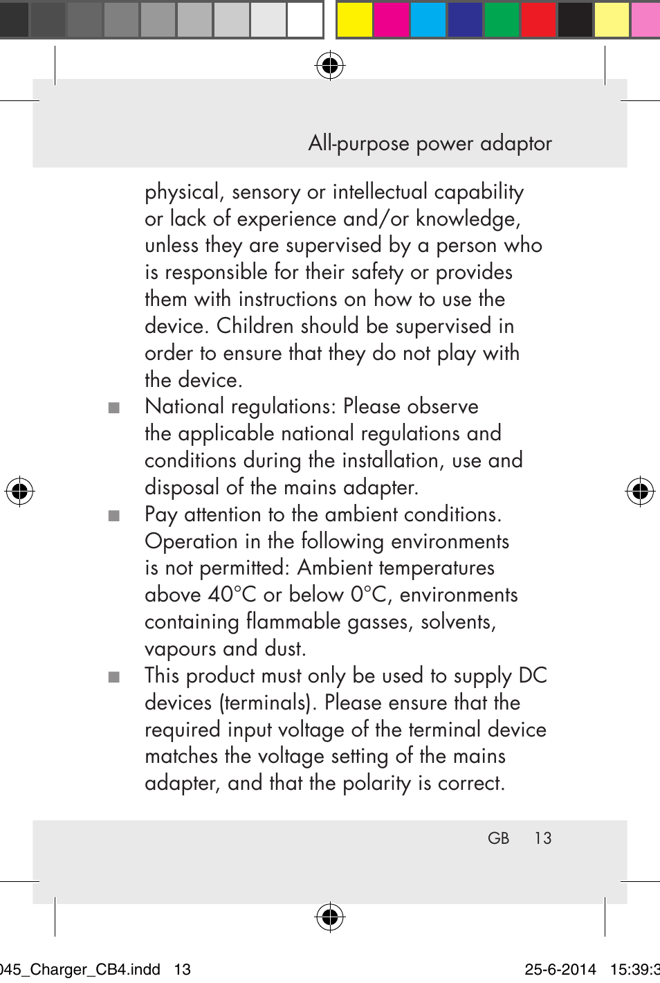Powerfix Power Socket Switch User Manual | Page 13 / 92