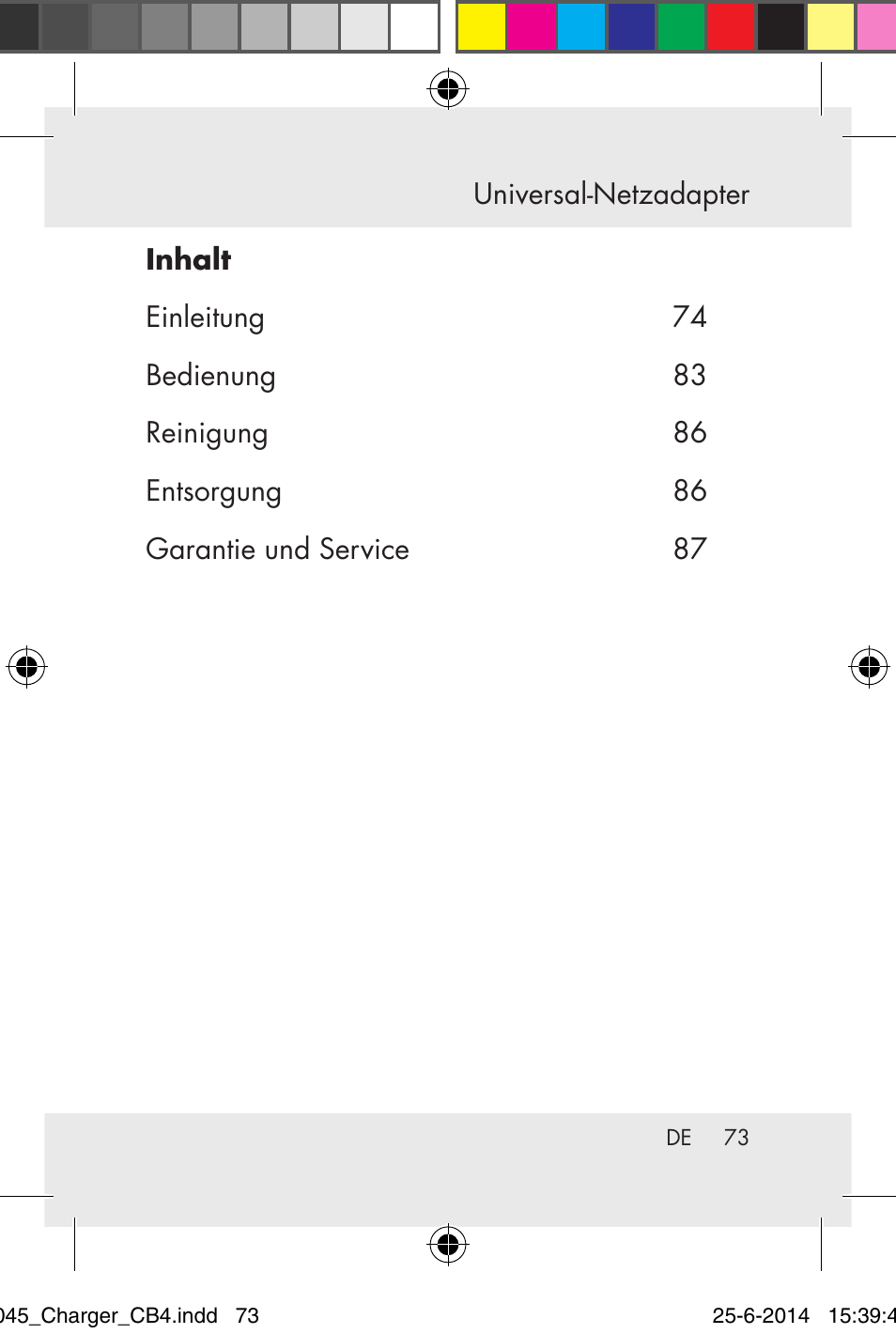 Powerfix Power Socket Switch User Manual | Page 73 / 92