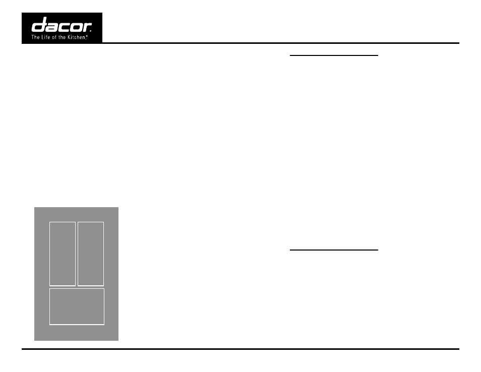 Dacor IF36 Series User Manual | 4 pages