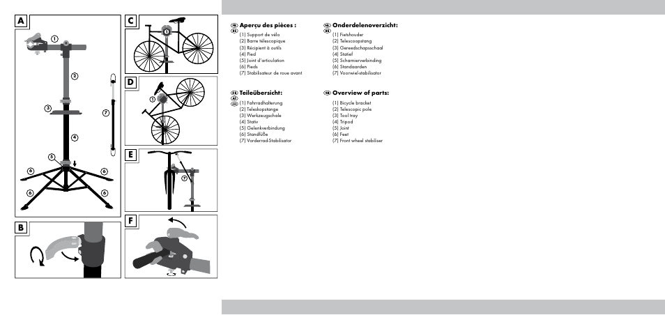 Powerfix Bike Workstand User Manual | Page 2 / 14