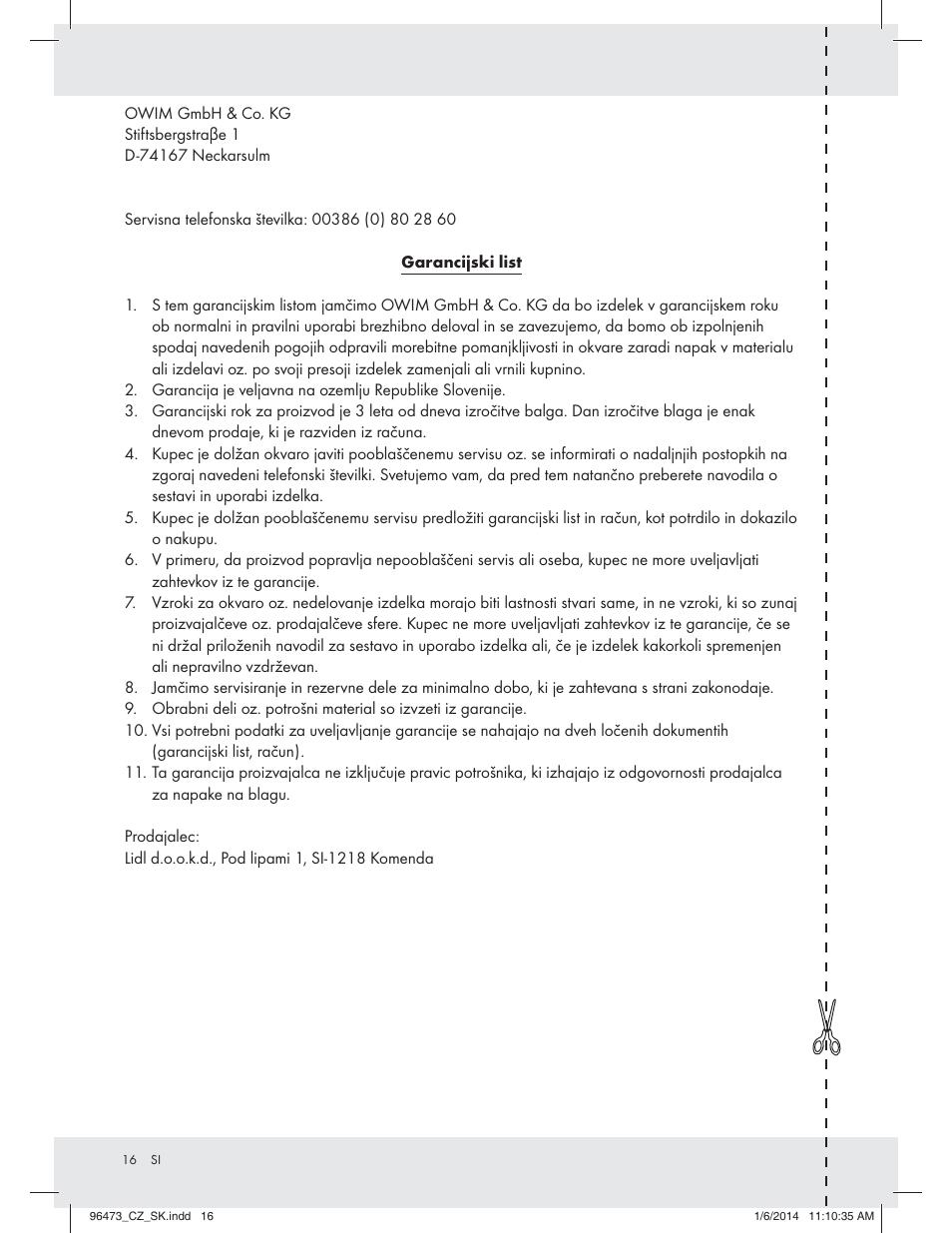 Powerfix Z31966 User Manual | Page 16 / 26