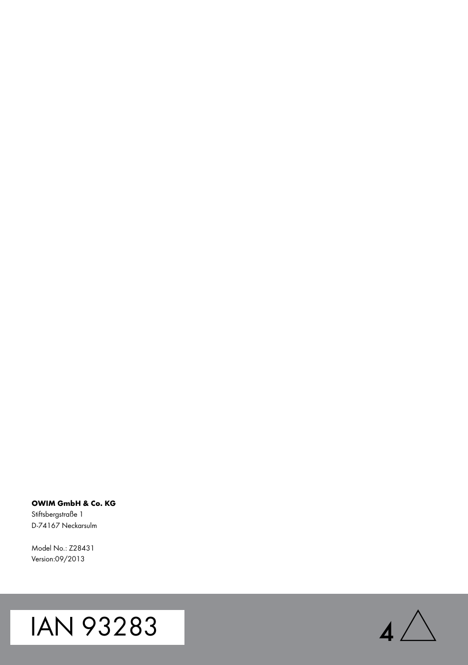 93283_pl_hu_si_cz_sk_ cover | Powerfix Z28431 User Manual | Page 20 / 20