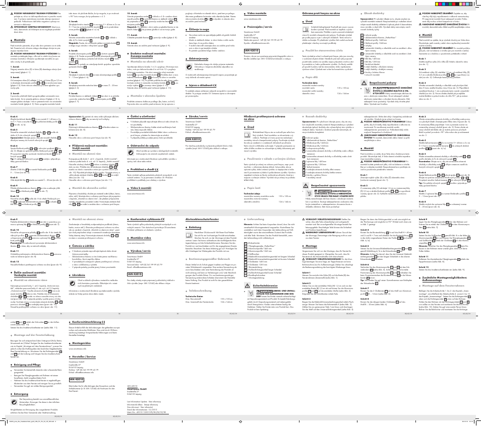 Powerfix Aluminium Window  Insect Screen User Manual | Page 2 / 2