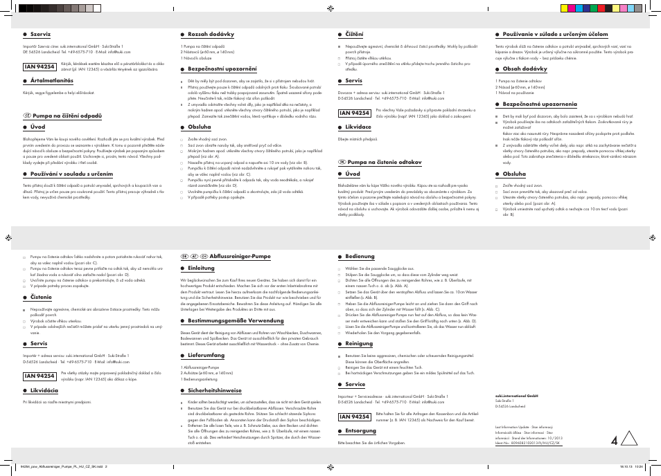 Powerfix Plug Hole Unblocker User Manual | Page 2 / 2