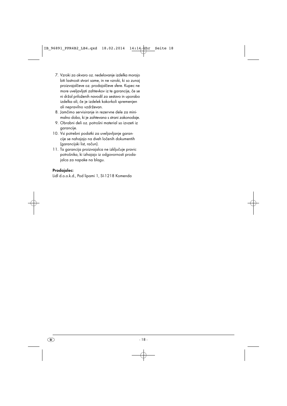 Powerfix PPR 4 B2 User Manual | Page 21 / 39