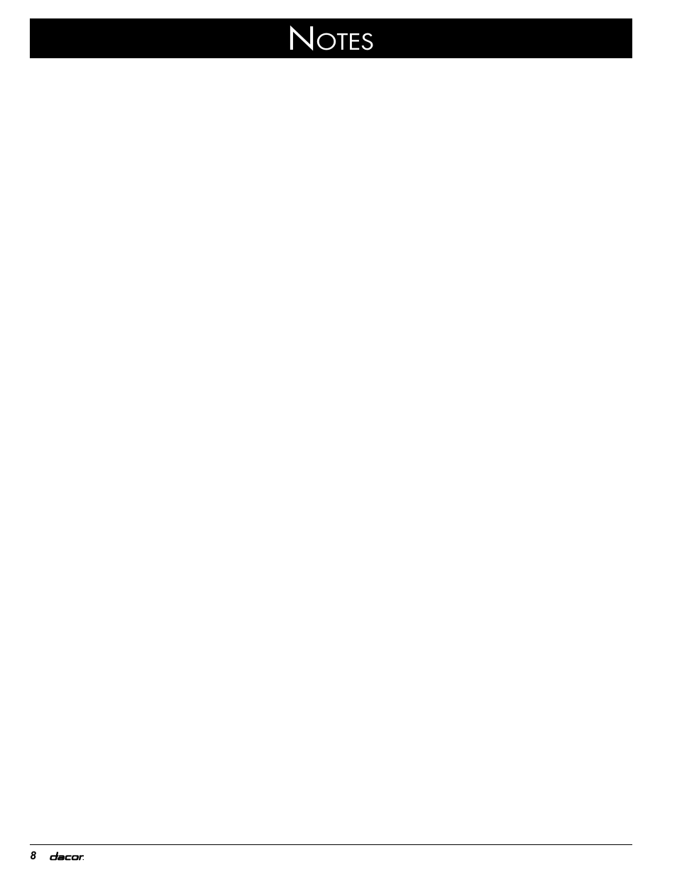 Dacor IVS2 User Manual | Page 10 / 12