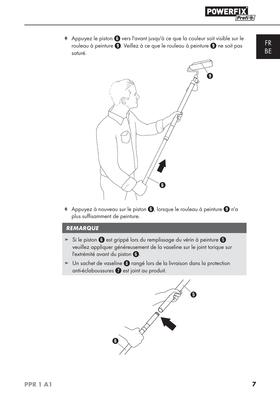 Fr be | Powerfix PPR 1 A1 User Manual | Page 10 / 34