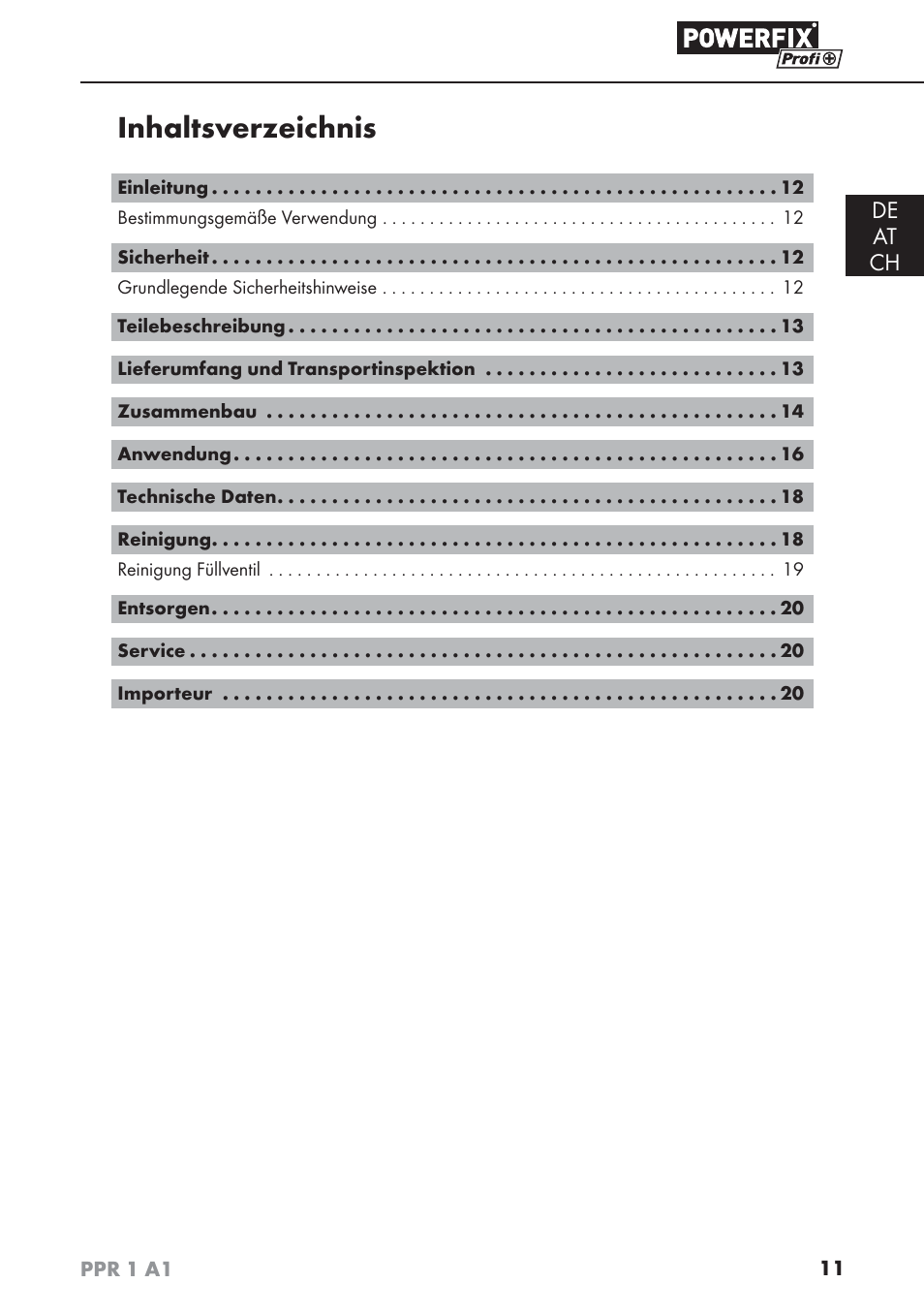 Powerfix PPR 1 A1 User Manual | Page 14 / 34