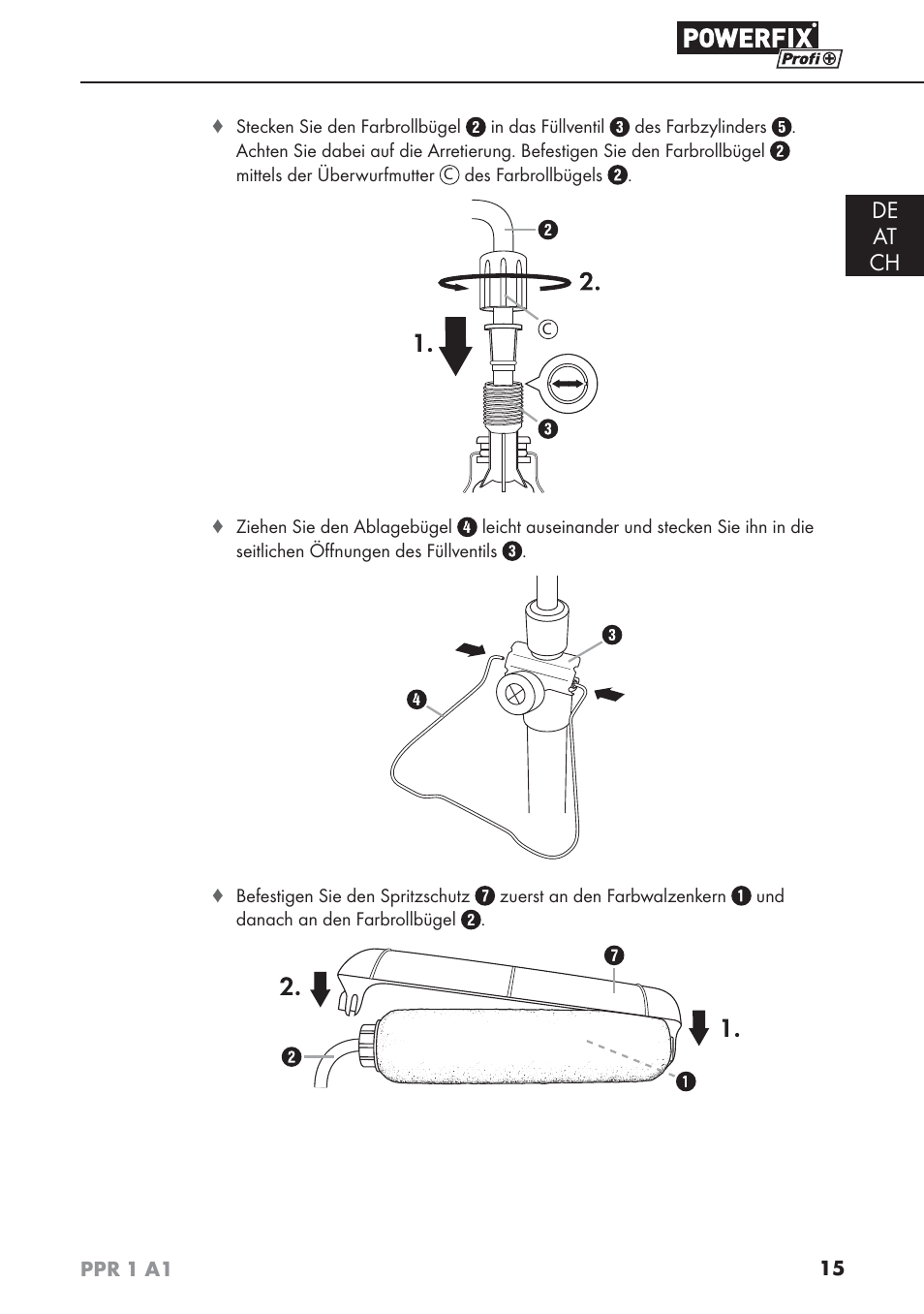 De at ch | Powerfix PPR 1 A1 User Manual | Page 18 / 34