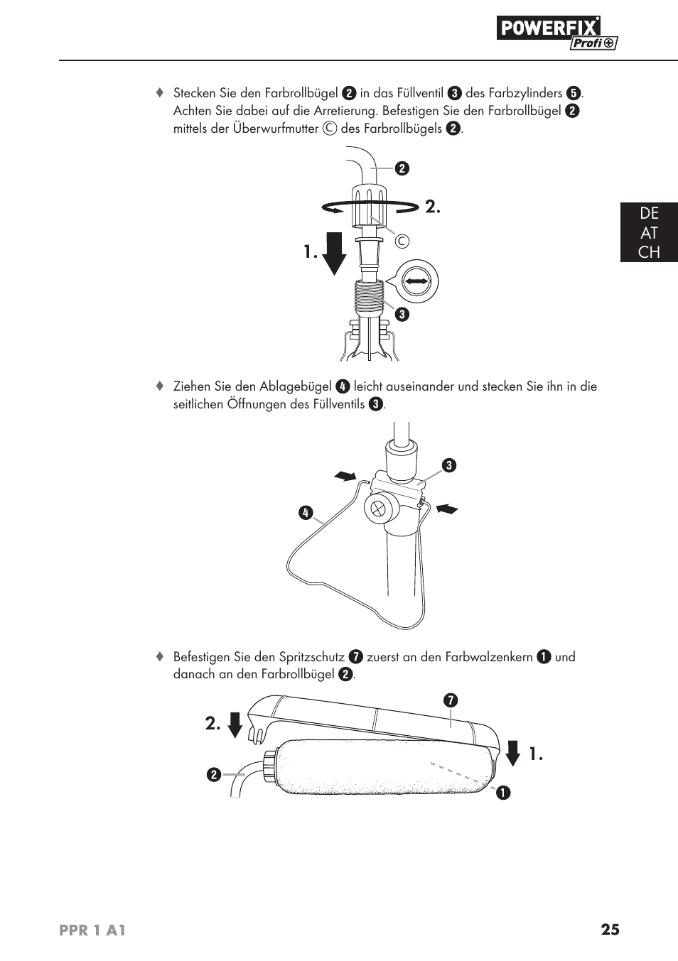 De at ch | Powerfix PPR 1 A1 User Manual | Page 28 / 34