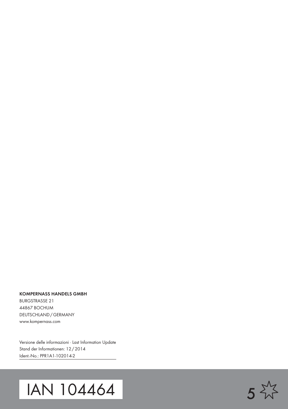 Powerfix PPR 1 A1 User Manual | Page 34 / 34