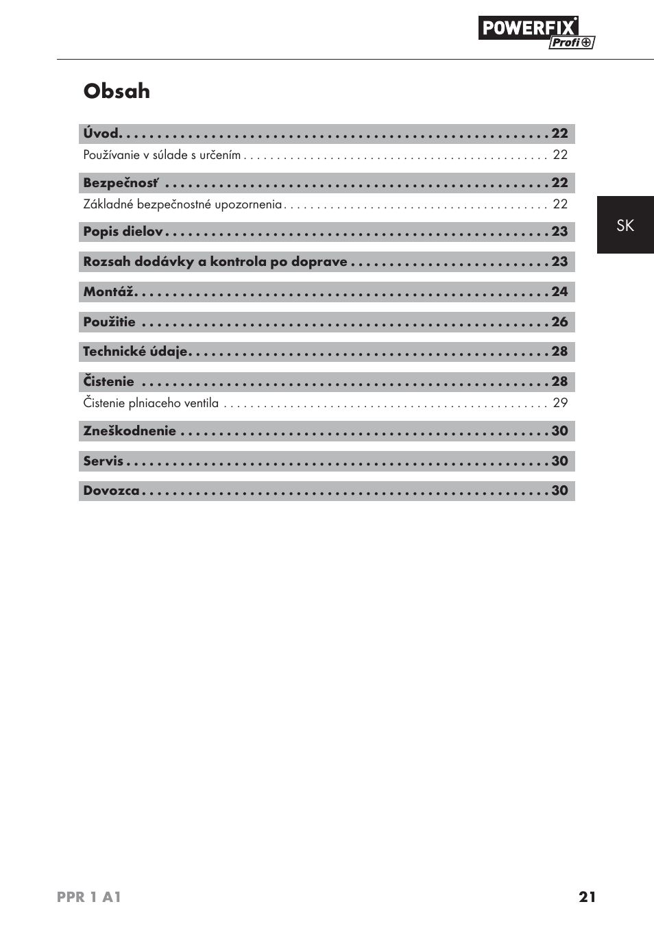 Powerfix PPR 1 A1 User Manual | Page 24 / 44