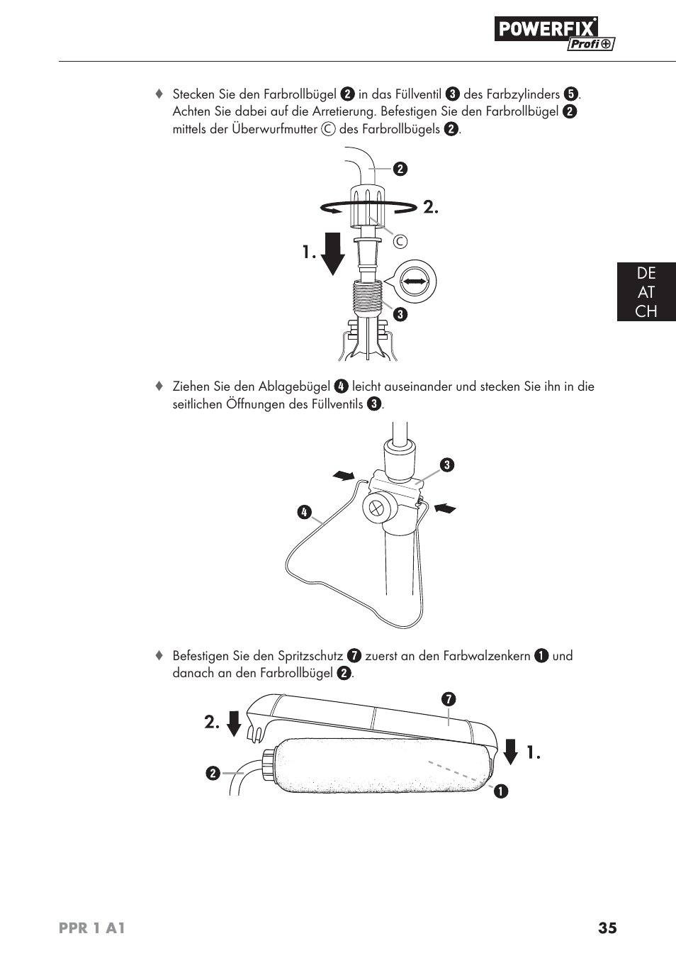 De at ch | Powerfix PPR 1 A1 User Manual | Page 38 / 44