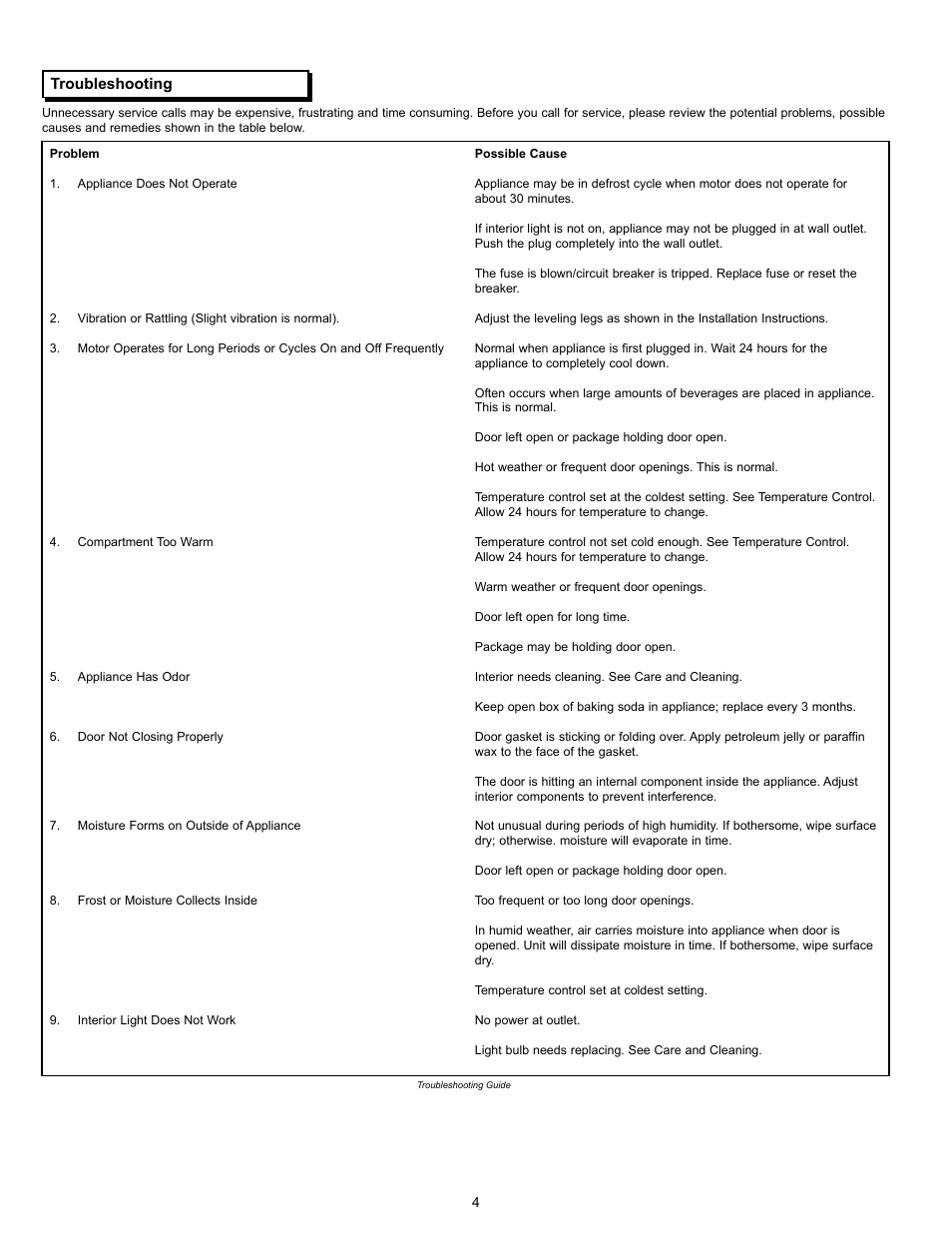 Dacor Wine Steward/Beverage Cooler User Manual | Page 6 / 12